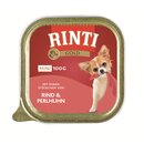 Rinti Gold mini, 100 g Rind & Perlhuhn