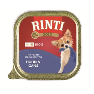 Rinti Gold mini, 100 g Huhn & Gans