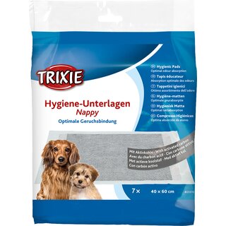 Trixie Hygiene-Unterlage Nappy mit Aktivkohle 60  60 cm, 10 Stk