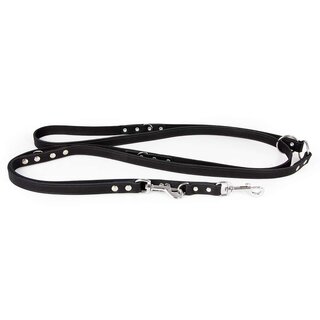 Hundefhrleine extra lang Weinheim Black Breite 12 mm / Lnge 300 cm