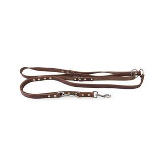 Hundefhrleine extra lang Weinheim Mocca Breite 18 mm / Lnge 300 cm