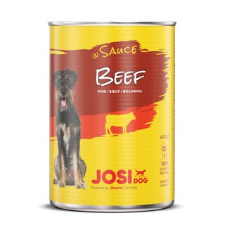 12 x 415 g JosiDog Beef in Sauce
