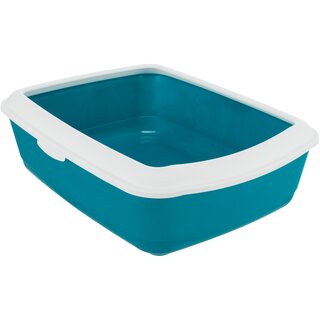 Trixie Katzentoilette Classic 37 x 15 x 47 cm dunkelgrau/wei�