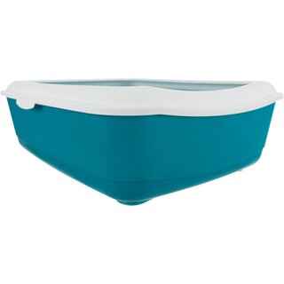Trixie Katzentoilette Classic 37 x 15 x 47 cm dunkelgrau/wei�