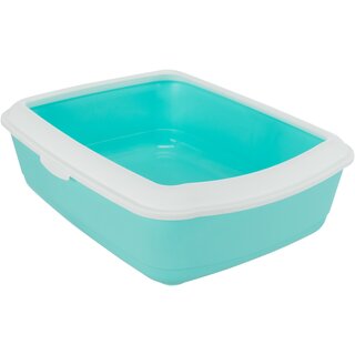 Trixie Katzentoilette Classic 37 x 15 x 47 cm dunkelgrau/wei�