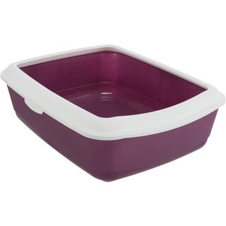 Trixie Katzentoilette Classic 37 x 15 x 47 cm dunkelgrau/wei�