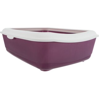 Trixie Katzentoilette Classic 37 x 15 x 47 cm dunkelgrau/wei�