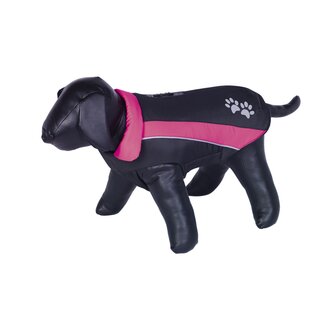 Nobby Hundemantel Sabi schwarz/rosa 29 cm