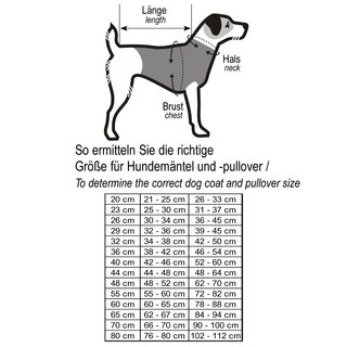 Nobby Hundemantel Sabi schwarz/rosa 48 cm