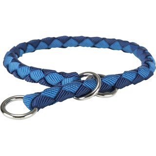 Trixie Cavo Zug-Stopp-Halsband S-M, indigo/royal