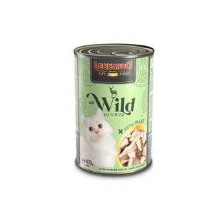LEONARDO Wild + extra Filet 400 g Dose