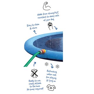 duvo Plus Wasserspielmatte Splash,  150 cm