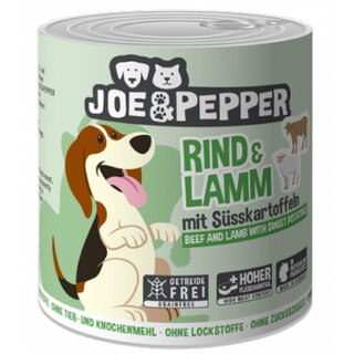 Joe&Pepper Dog - Rind & Lamm mit Skartoffeln 800 g