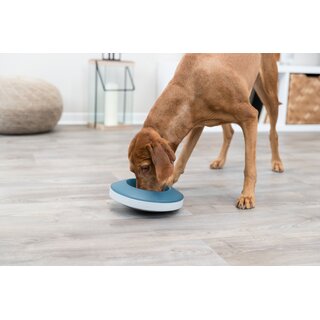 Trixie Slow Feeding Napf Rocking Bowl, 0,5 l/ 23 cm, grau/blau