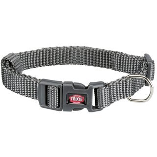 Trixie Premium Halsband S/25?40 cm/15 mm grafit