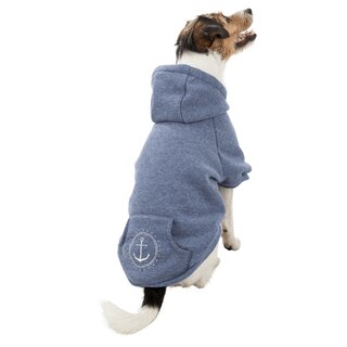 Trixie BE NORDIC Hoodie Flensburg, Hundepulli, blau M: 50 cm