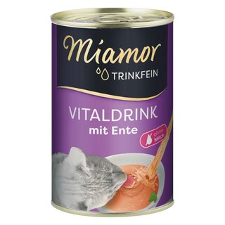 Miamor Trinkfein Vitaldrink, 135 ml, Ente