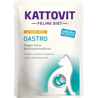 Kattovit Gastro Huhn + Reis, 85g