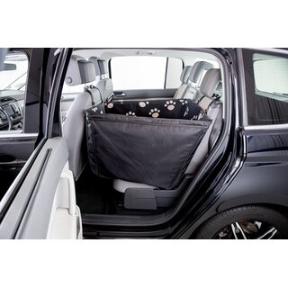Trixie Auto-Schondecke mit Seitenteilen, halb, 0,5  1,45 m, schwarz/beige