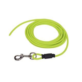 Nobby Schleppleine rund Cover M-L (�8mm/5m) neon gelb