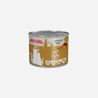 Amora Cat Fleisch pur 200 g mit Ente