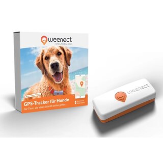 Weenect XS - GPS Tracker Hund weiß