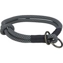 Trixie Soft Rope Zug-Stopp-Halsband, schwarz/grau
