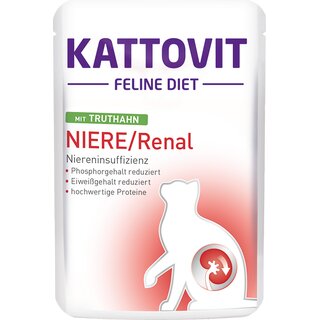 Kattovit Niere/Renal, 85g Pouch mit Ente