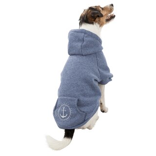 Trixie BE NORDIC Hoodie Flensburg, Hundepulli, blau L: 62 cm