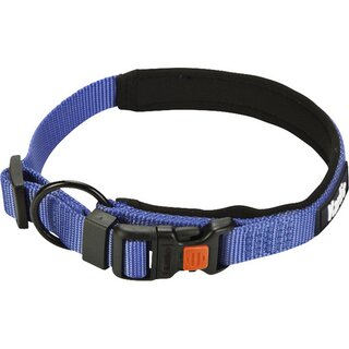 Karlie Art Sportiv Premium Halsband, blau, 40-45 cm x 2 cm