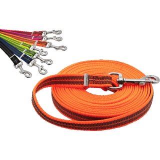 Sprenger Gummierte Leine ohne Handschlaufe 3 m neon gelb
