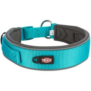 Trixie Premium Halsband, extra breit royalblau/grafit XS-S (27?35 cm/25 mm)