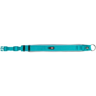 Trixie Premium Halsband, extra breit royalblau/grafit XS-S (27?35 cm/25 mm)