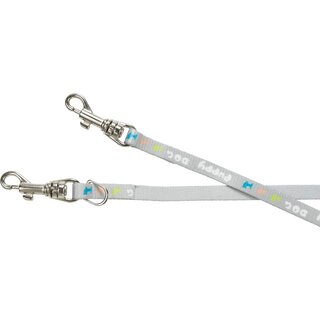 Trixie Junior Welpen-H-Geschirr mit Leine S-M (23?34 cm/8 mm) hellgrau