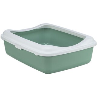 Trixie Katzentoilette Classic 37 x 15 x 47 cm salbei/wei�