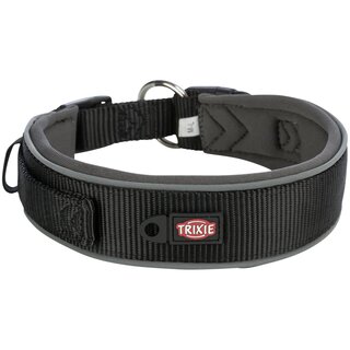 Trixie Premium Halsband, extra breit salbei/grafit XS-S (27?35 cm/25 mm)