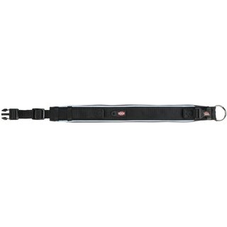 Trixie Premium Halsband, extra breit salbei/grafit XS-S (27?35 cm/25 mm)