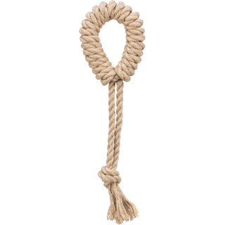 Trixie Spieltau mit Ring, Hanf/Baumwolle