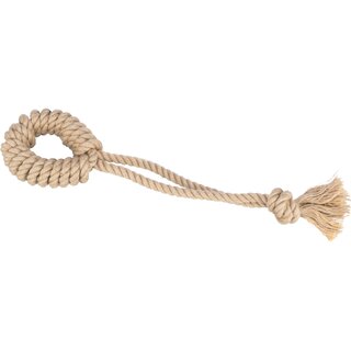 Trixie Spieltau mit Ring, Hanf/Baumwolle