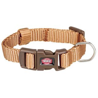 Trixie Premium Halsband S/25?40 cm/15 mm sand