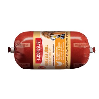 Fleischeslust Classic Feines Geflgel mit Skartoffel, Heidelbeere & Kamille 400 g Wurst
