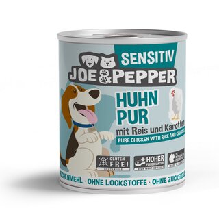 Joe&Pepper Dog Sensitiv Huhn pur mit Reis & Karotten