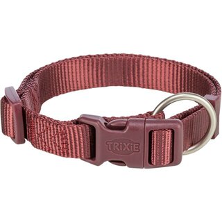 Trixie Premium Halsband S-M/30-45 cm/15 mm sangria