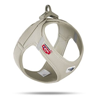 Vest Geschirr curli Clasp Air-Mesh Light-Tan S (Brustumfang 36 - 41cm)