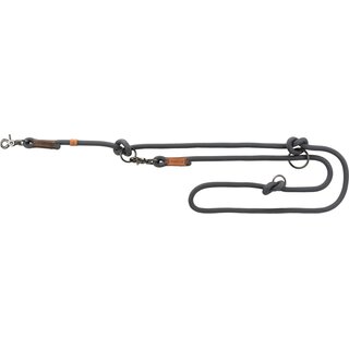 Trixie BE NORDIC Verl�ngerungsleine L-XL (2,00 m/� 13 mm) dunkelgrau/braun