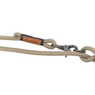 Trixie BE NORDIC Verl�ngerungsleine L-XL (2,00 m/� 13 mm) dunkelgrau/braun