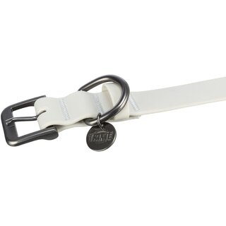 Trixie CityStyle Halsband, hellgrau M-L (40?47 cm/25 mm)