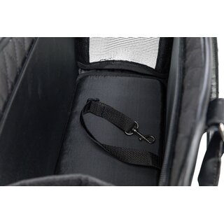 Trixie Tasche Amina, 18  29  37 cm, bis zu: 5 kg, schwarz