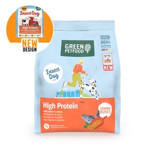 Green Petfood High Protein with Insects & Salmon 900 g