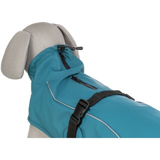 Trixie Regenmantel Vimy, petrol S: 40 cm